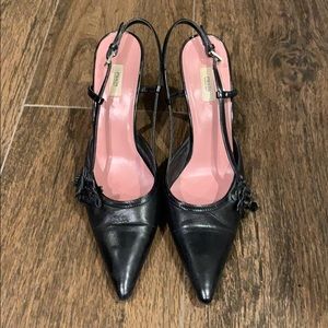 Prada sling back pump